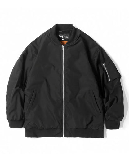 CASUAL BOMBER ZIPPER JACKET W1945