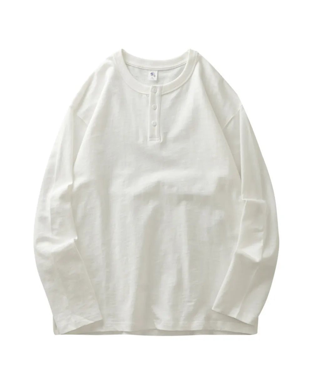 HENLEY NECK LONG SLEEVE TEE W1819