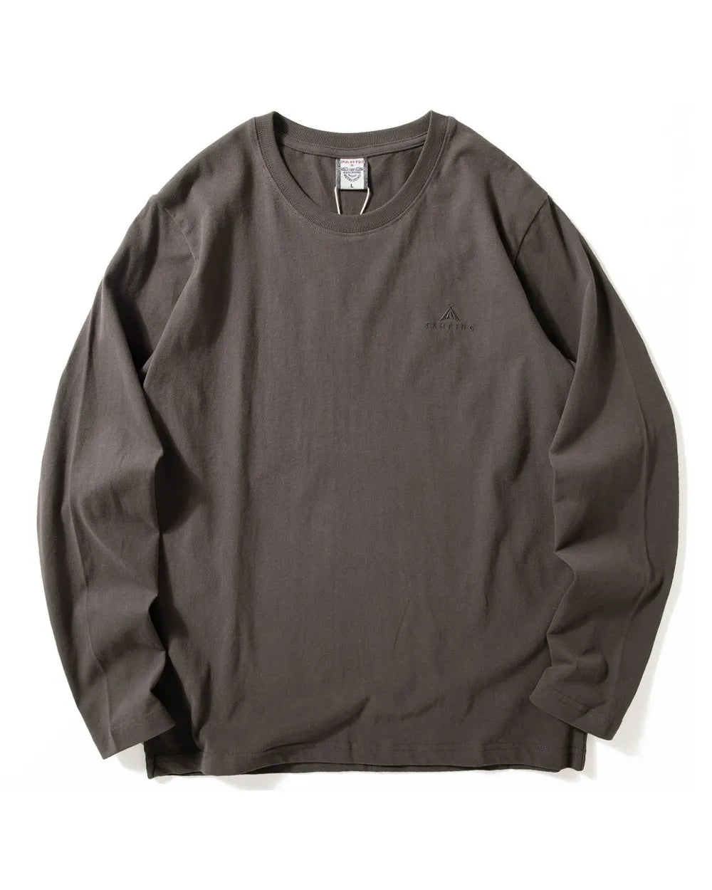 CAMPING EMBROIDERED LOOSE LONG TEE W1975