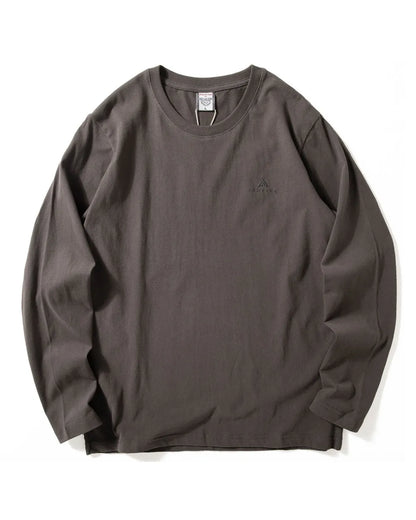 CAMPING EMBROIDERED LOOSE LONG TEE W1975
