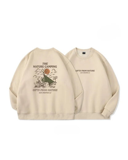 OUTDOOR PRINT SWEATSHIRT W1864