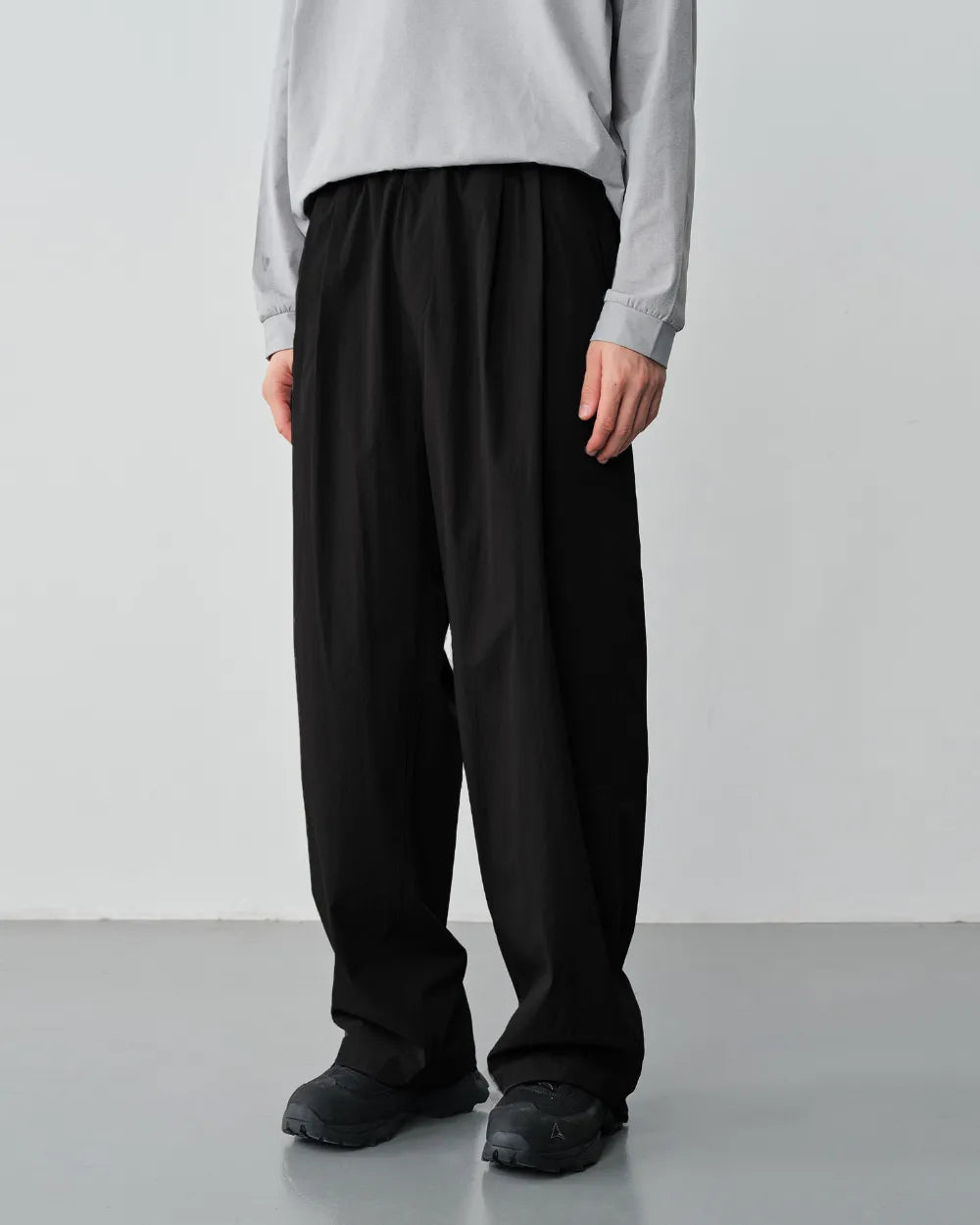 RELAXED TUCK EASY PANTS W1888