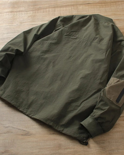 NYLON HALF ZIP TACTICAL PULLOVER W1918