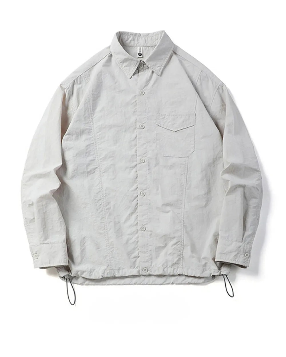 DRAWSTRING NYLON SHIRT W1956
