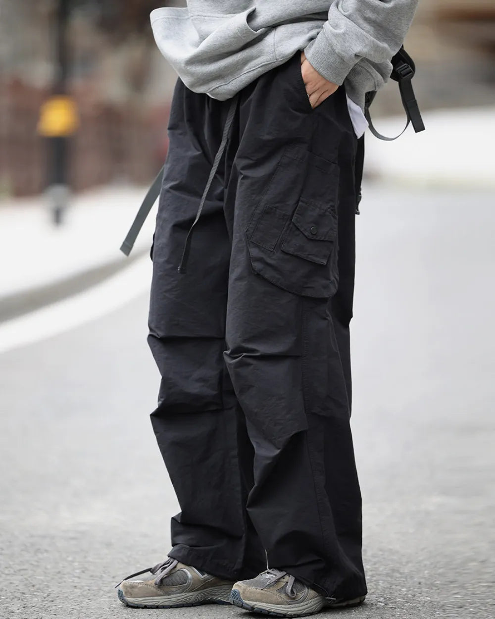 LOOSE FIT TACTICAL CARGO PANTS W1872