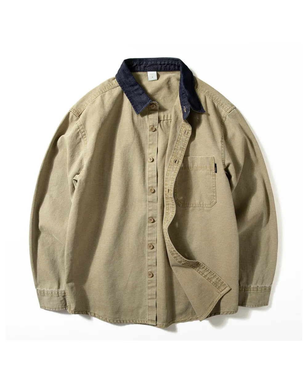 COLLAR CONTRAST SHIRTS W1892