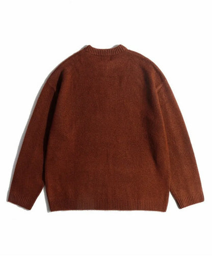 LOOSE FIT KNIT SWEATER W1985