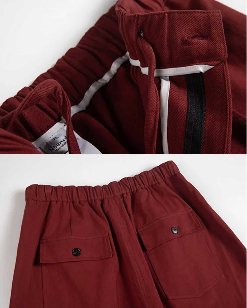 WIDE COTTON CARGO PANTS W1881