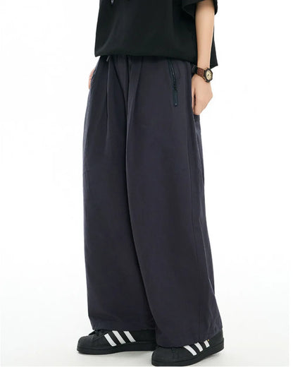 WIDE TUCK CHINO PANTS W1838
