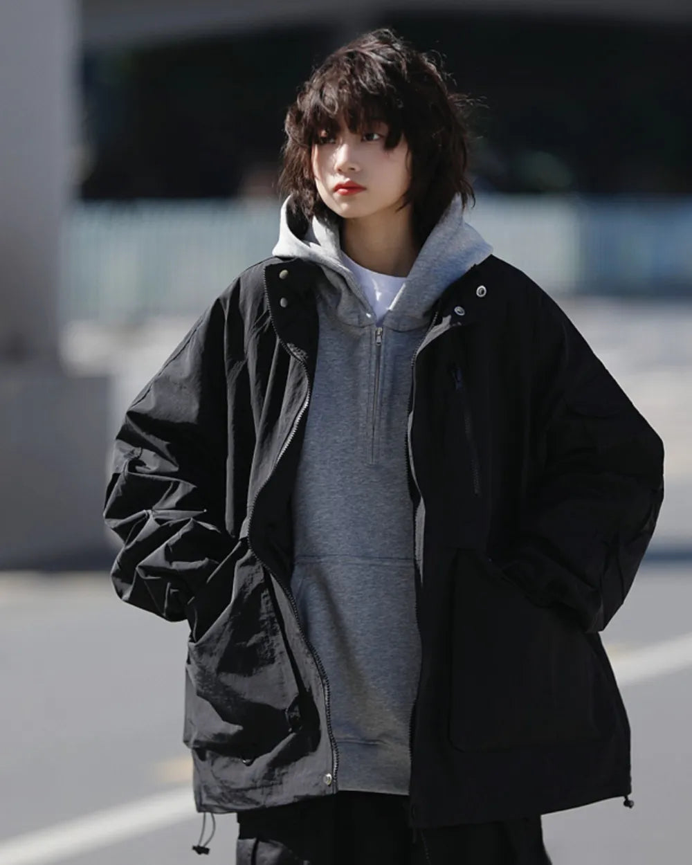 OVERSIZED TACTICAL JACKET W1870