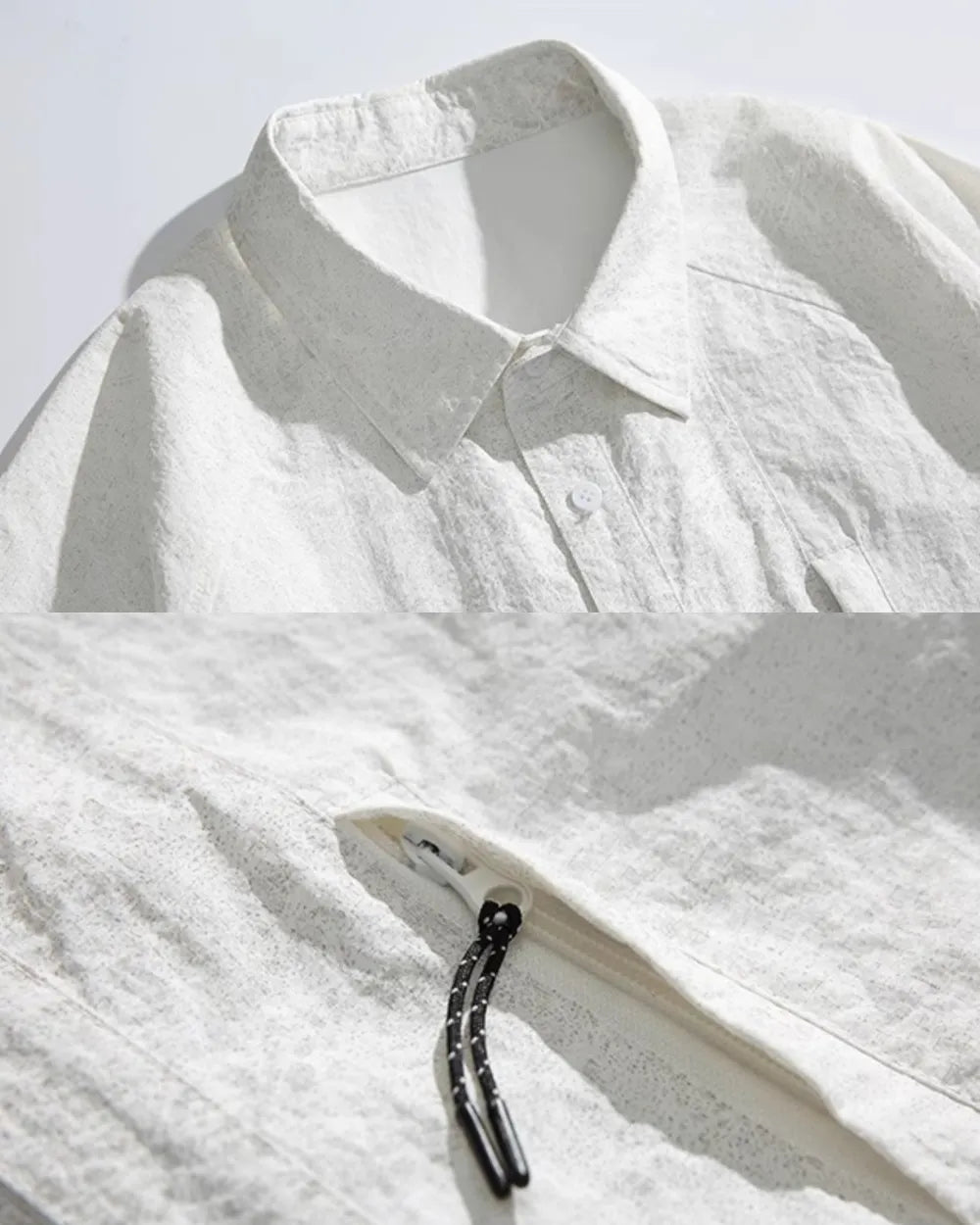 CRINKLE LOOSE SHIRTS W1849