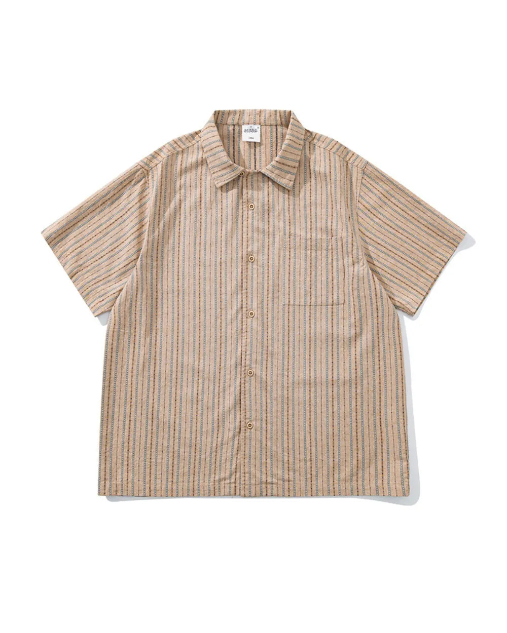 STRIPE SHORT SLEEVE SHIRT W1812