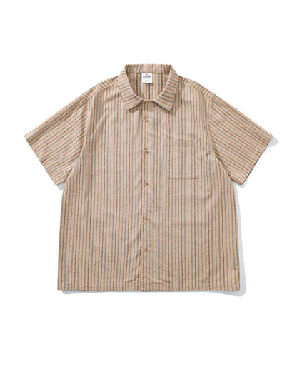 STRIPE SHORT SLEEVE SHIRT W1812