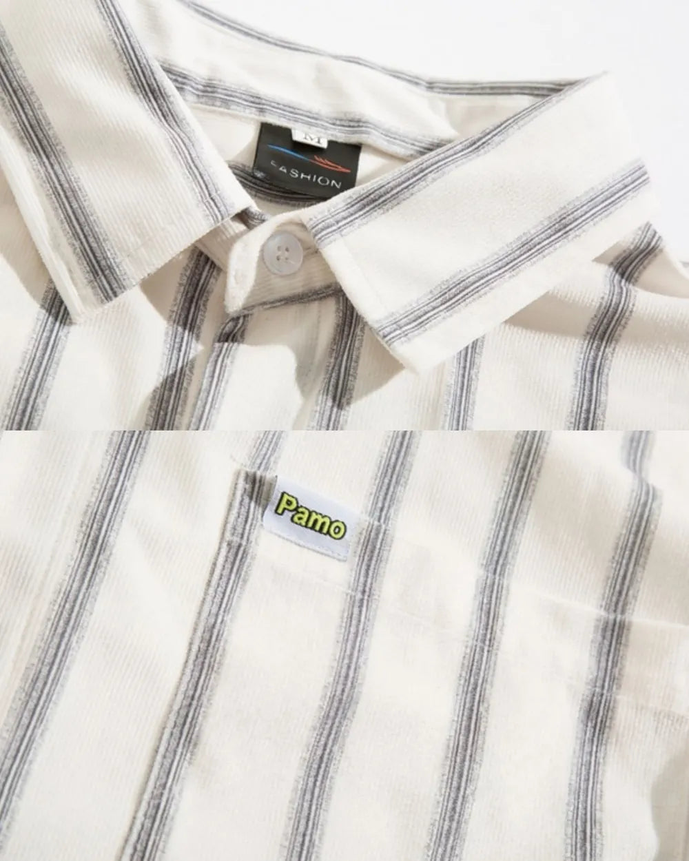 STRIPE LONG SLEEVE SHIRT W1820