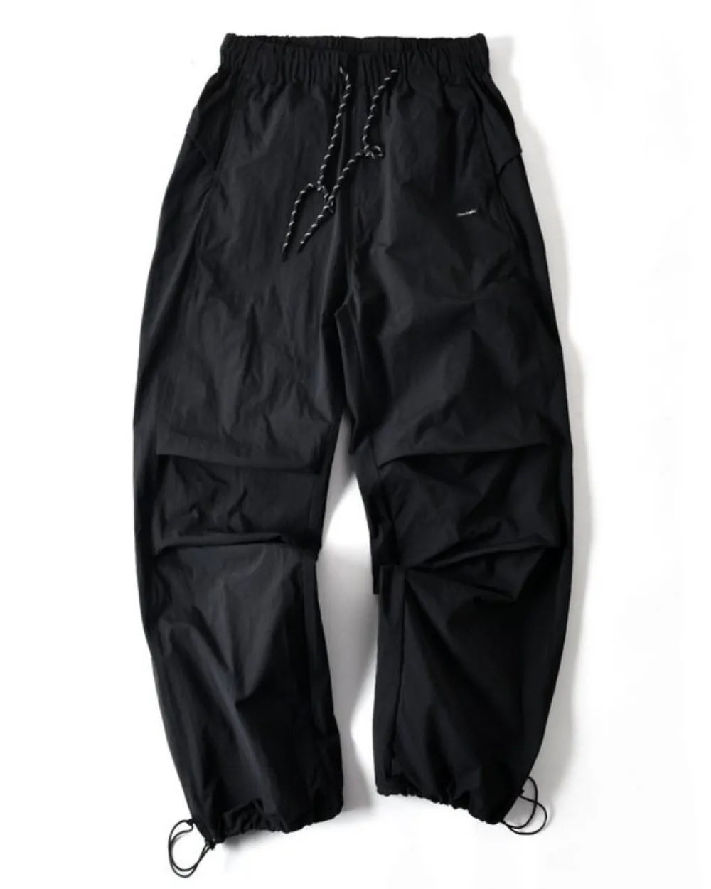 DRAWSTRING WIDE CARGO PANTS W1998