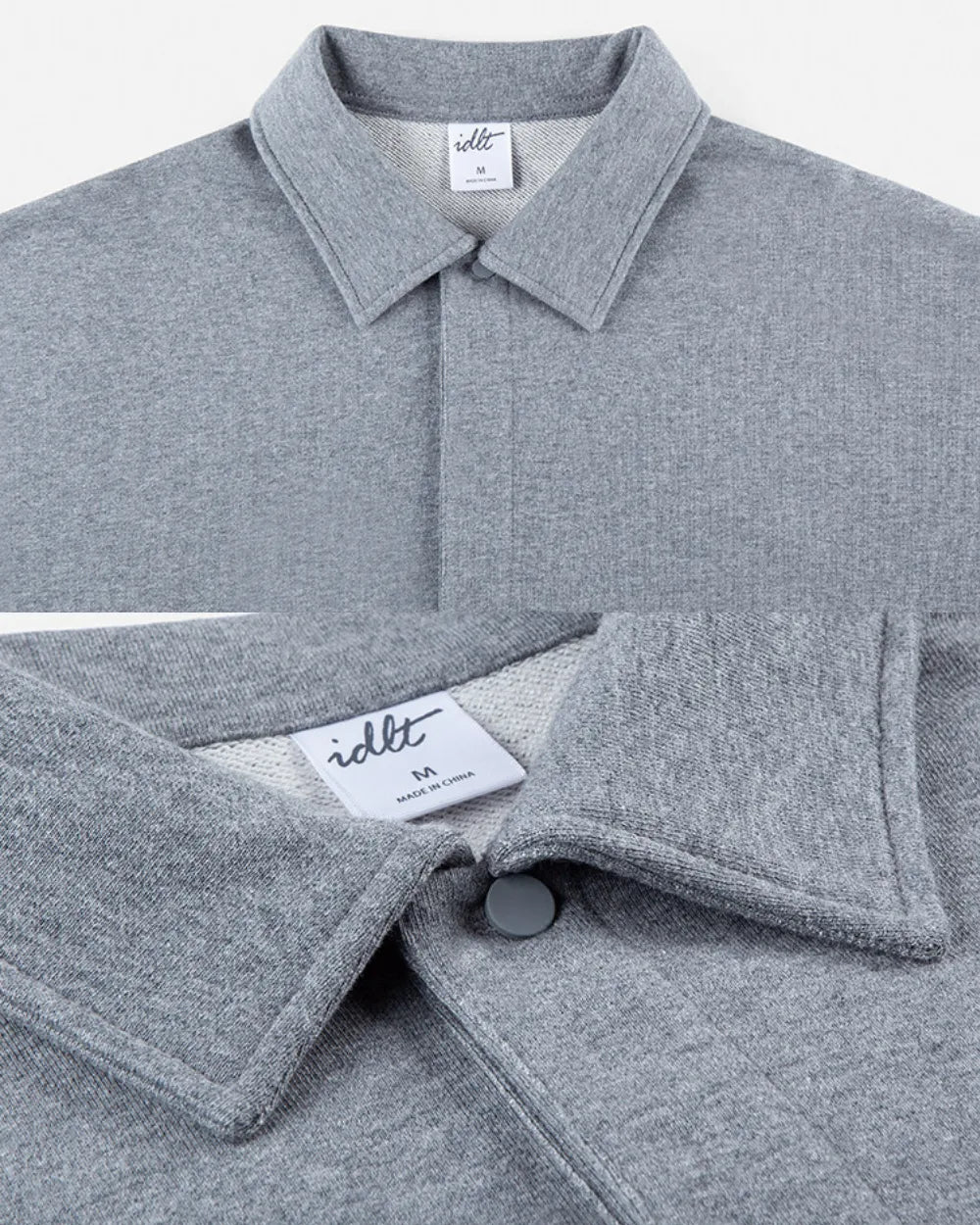 COLLAR SWEAT LOOSE POLO W1855