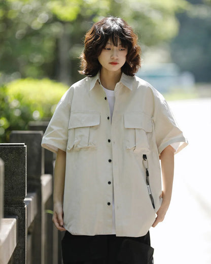UTILITY LOOSE SHIRTS W1798