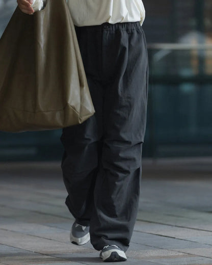 WIDE COTTON CARGO PANTS W1881