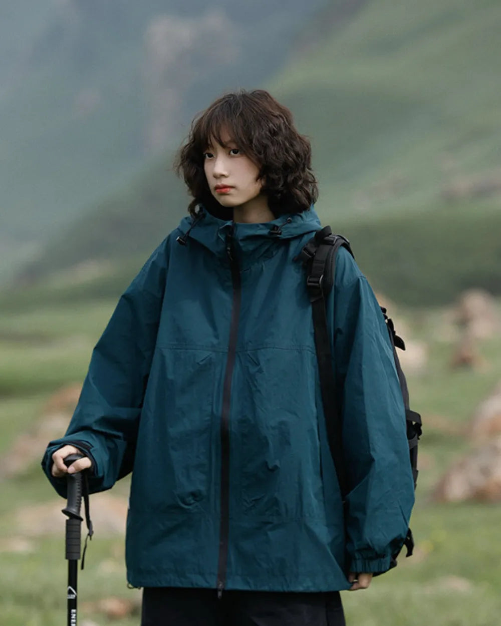 NYLON HOODED TACTICAL JACKET W1901