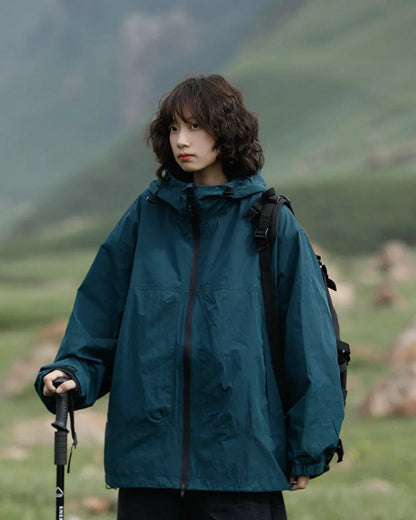 NYLON HOODED TACTICAL JACKET W1901