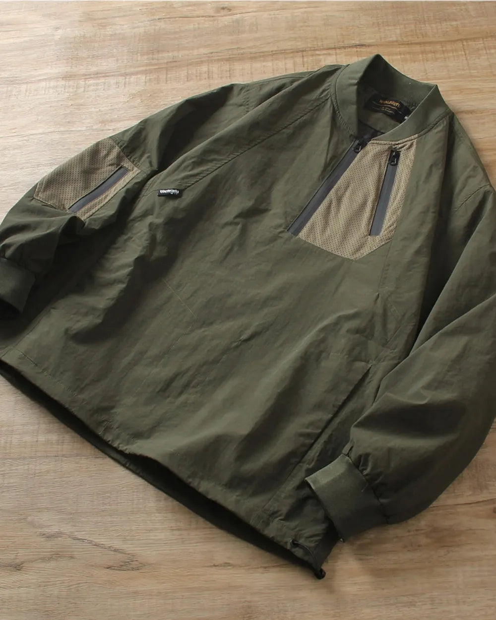 NYLON HALF ZIP TACTICAL PULLOVER W1918
