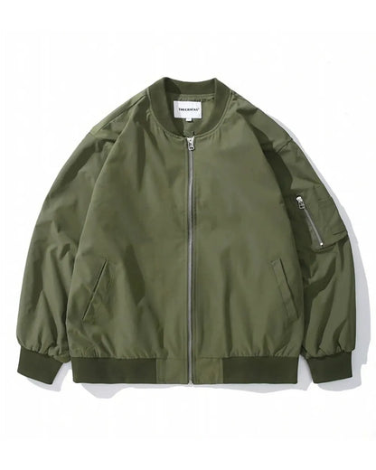 CASUAL BOMBER ZIPPER JACKET W1945