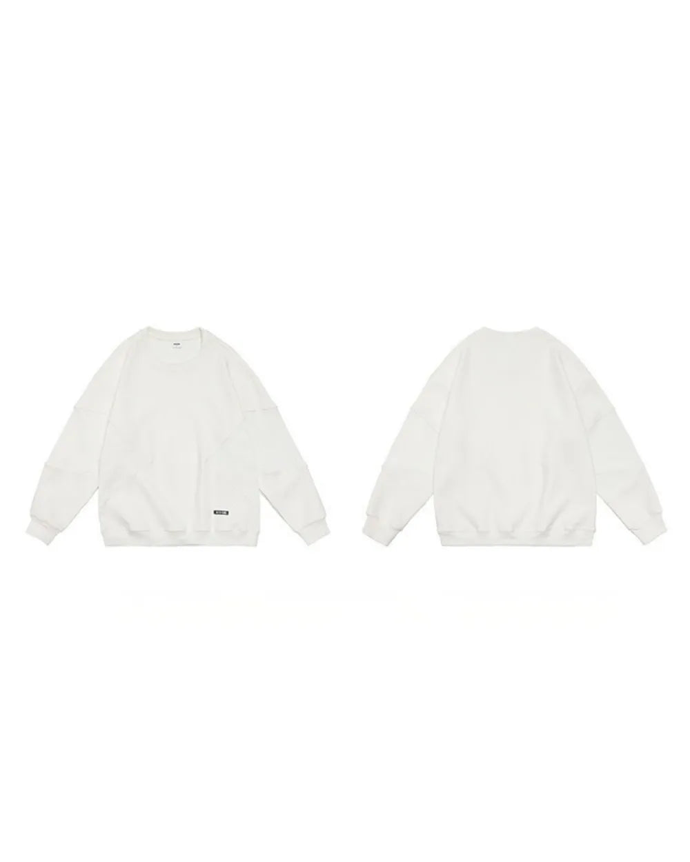 PANELLED RIBBED SWEAT W1879