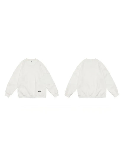 PANELLED RIBBED SWEAT W1879