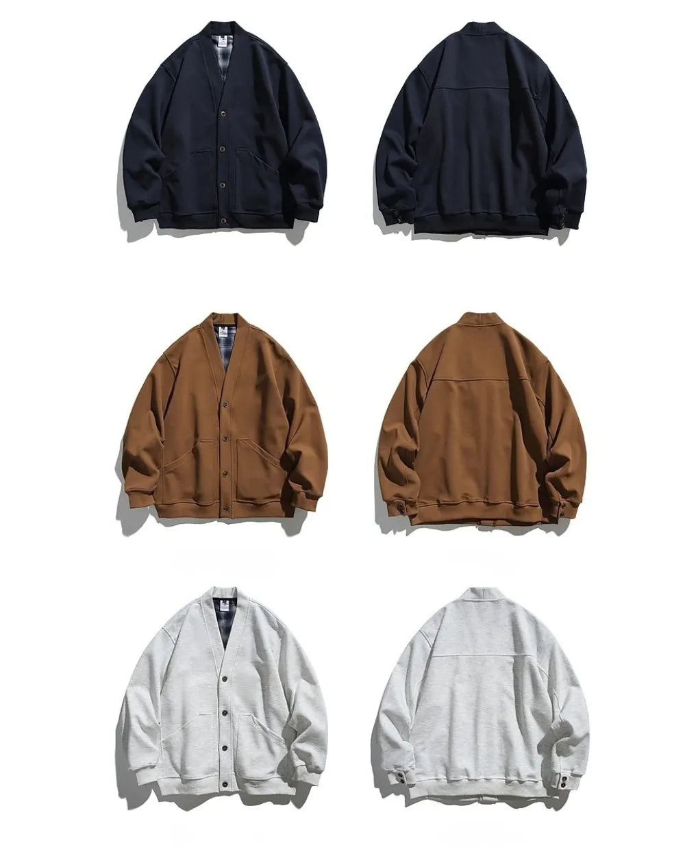 SWEAT LOOSE FIT CARDIGAN W1923