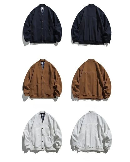 SWEAT LOOSE FIT CARDIGAN W1923