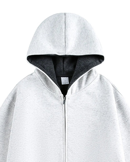 DOUBLE HOOD ZIP PARKA W1966