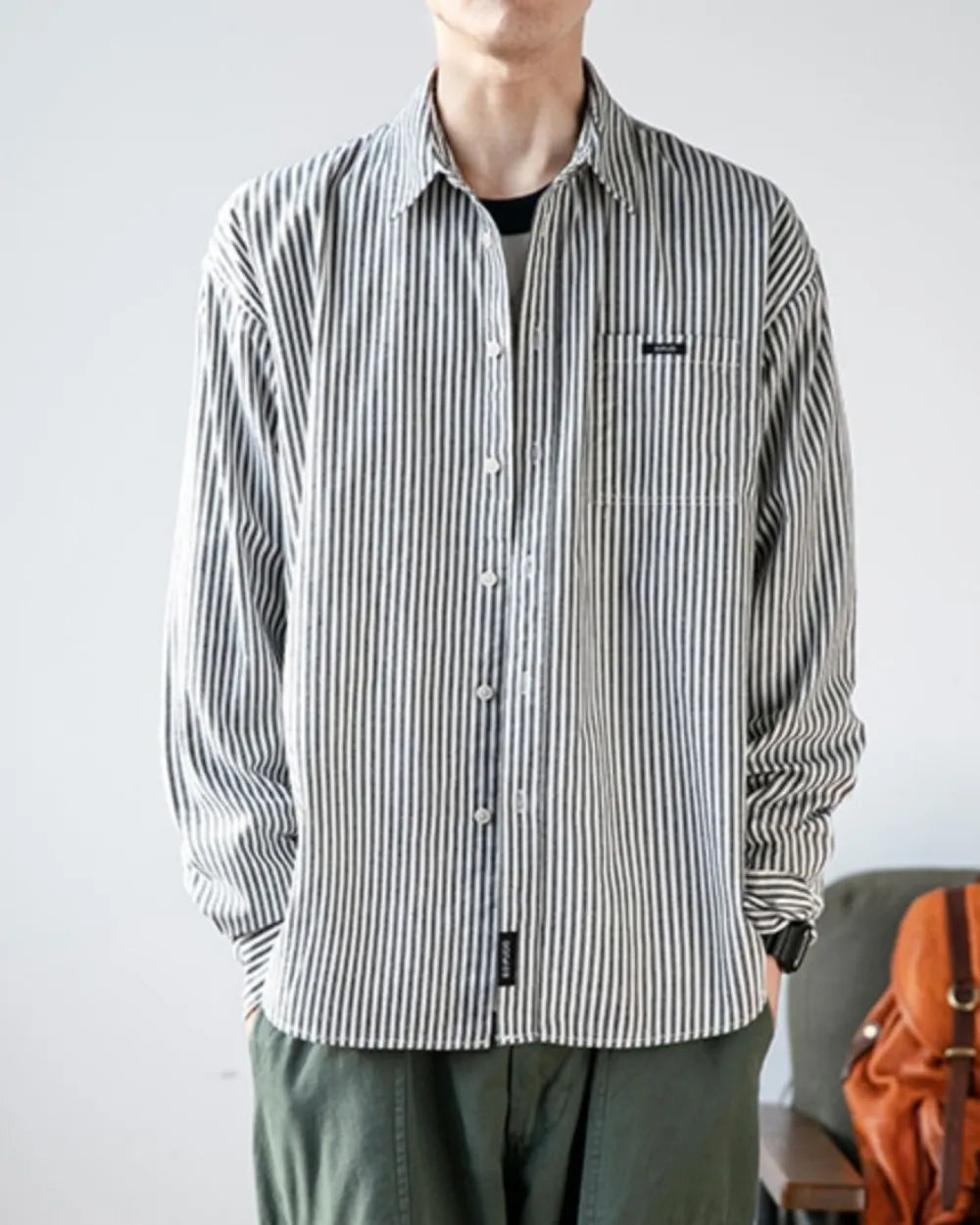 STRIPED RELAXED FIT SHIRTS W1921