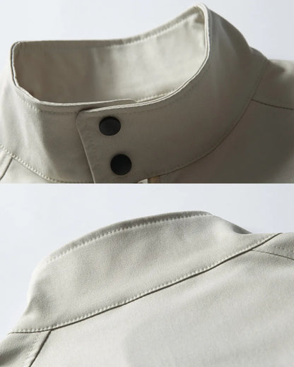 STAND COLLAR ZIP JACKET W1967