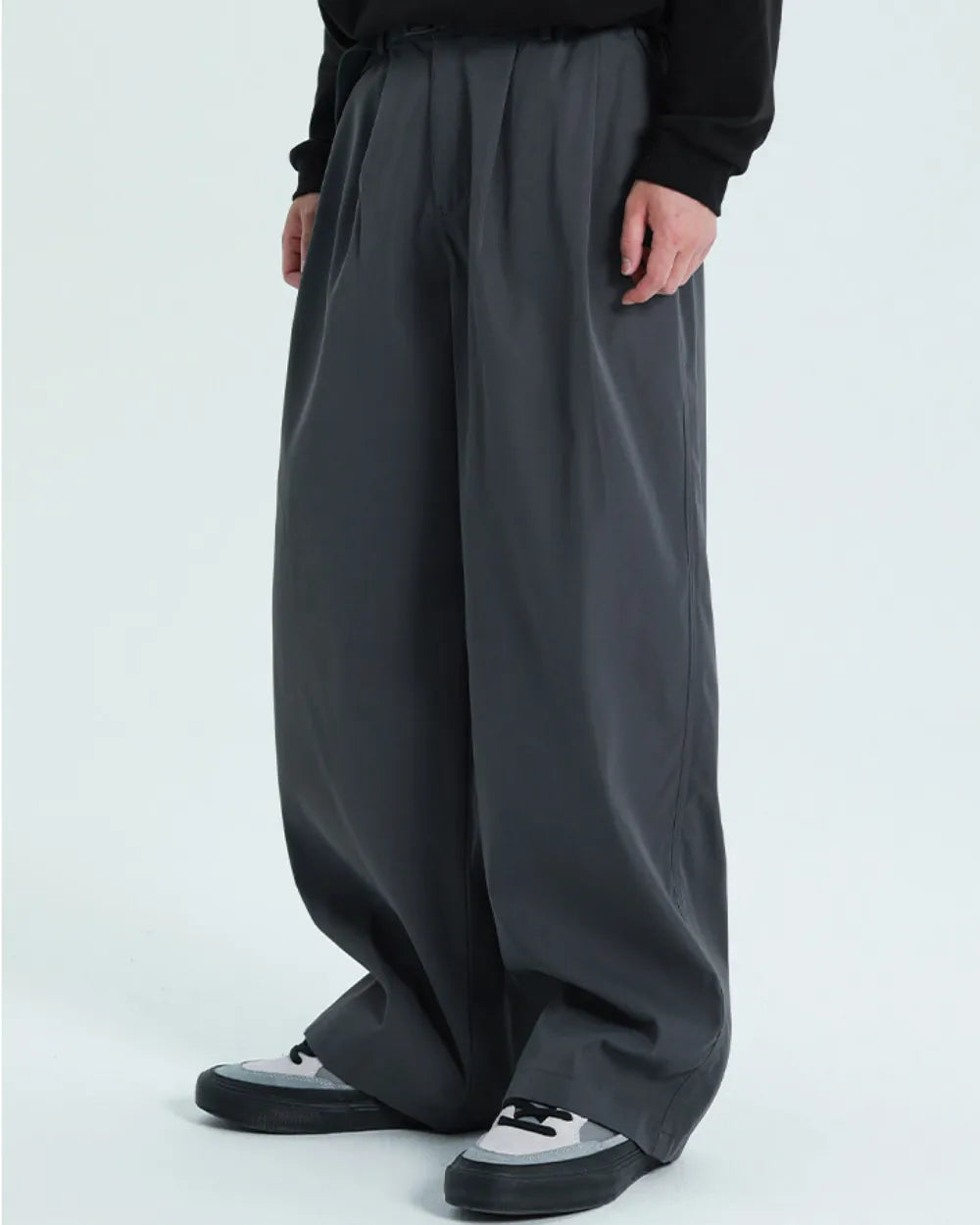 TUCK BELTED WIDE PANTS W1823