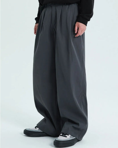 TUCK BELTED WIDE PANTS W1823