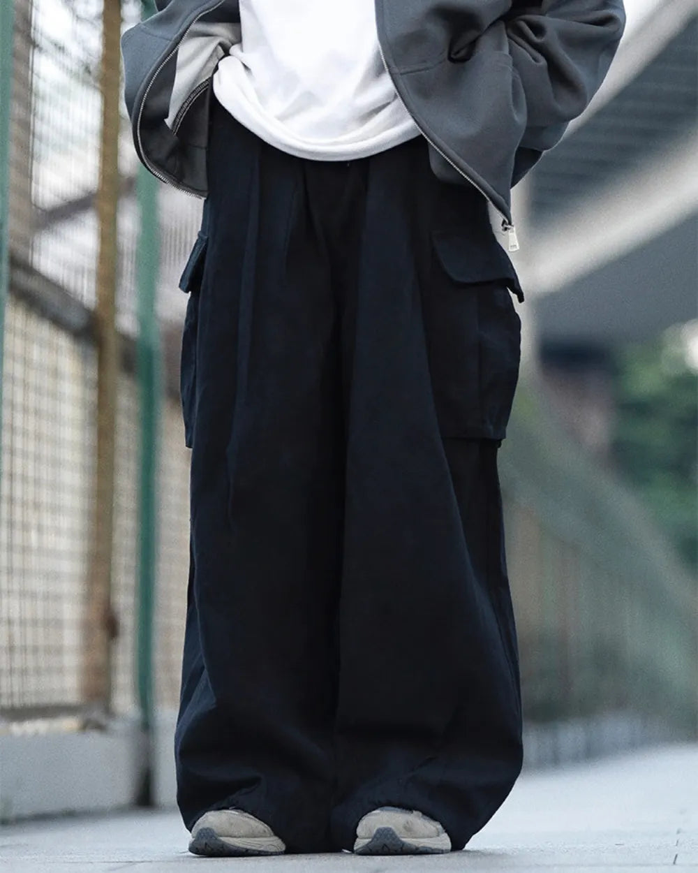 POCKET WIDE CARGO PANTS W1941