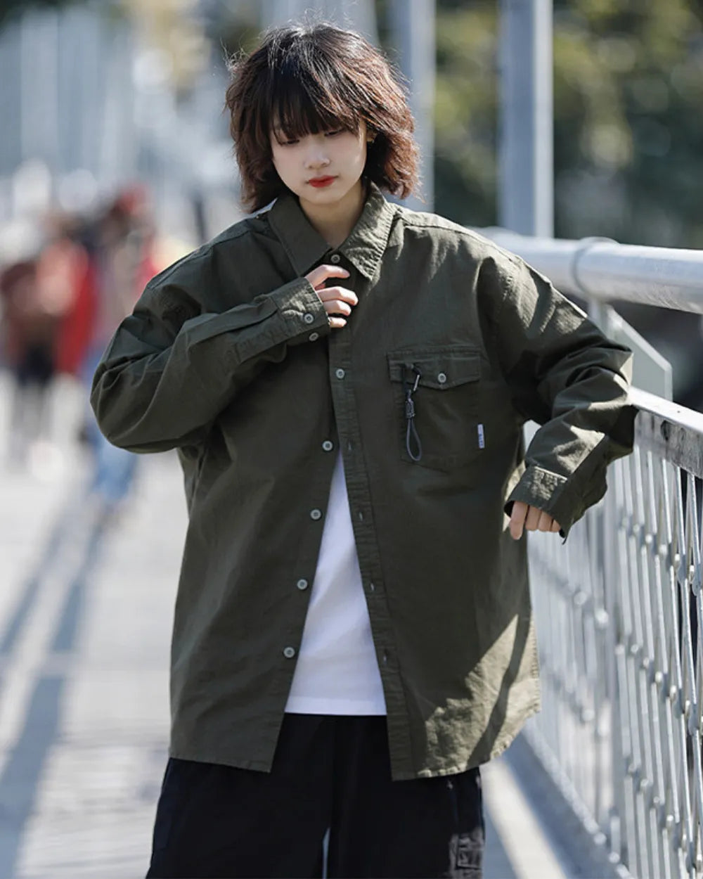 CARABINER POCKET LONG SLEEVE SHIRT W1830