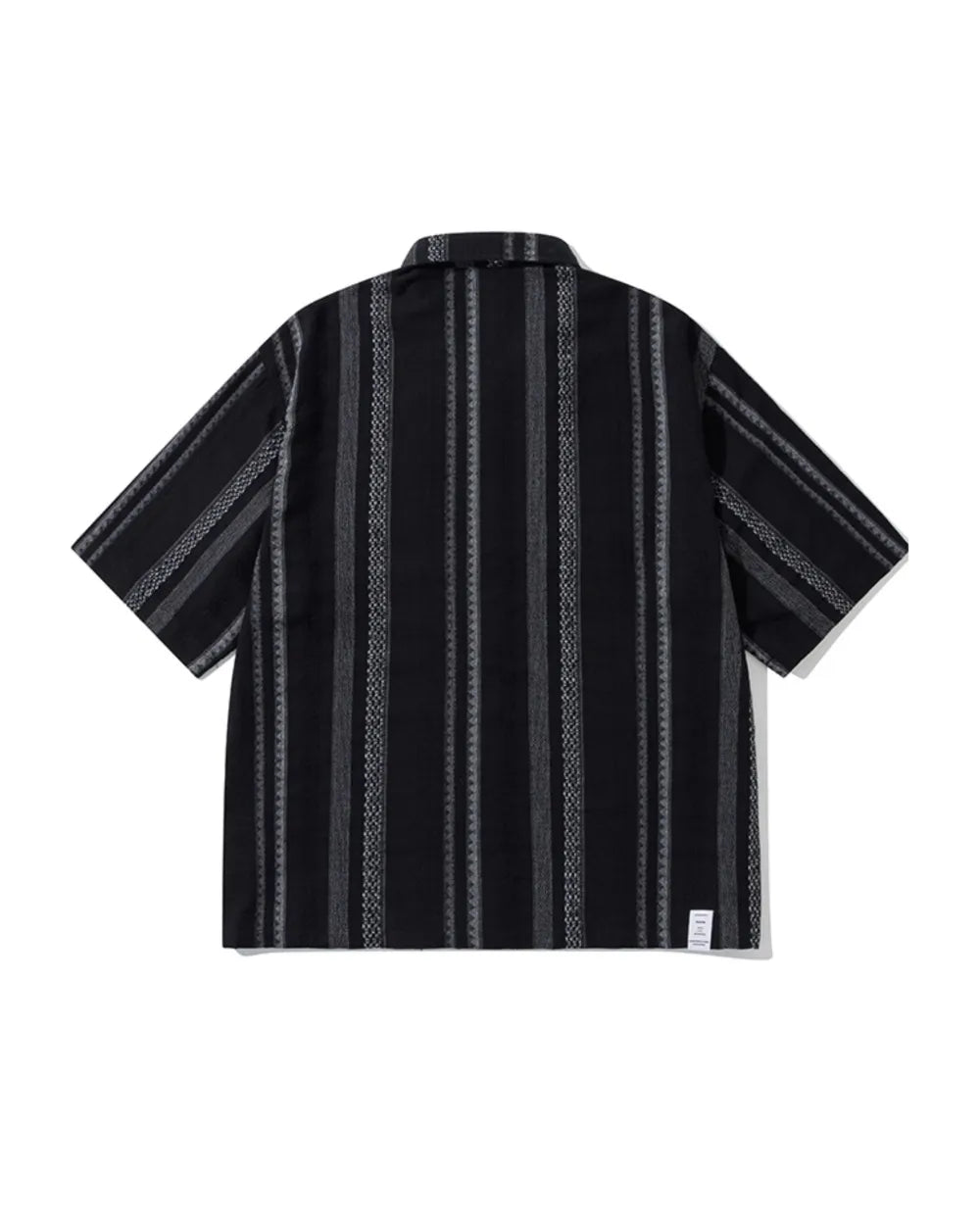 OPEN COLLAR STRIPE SHIRT W1813