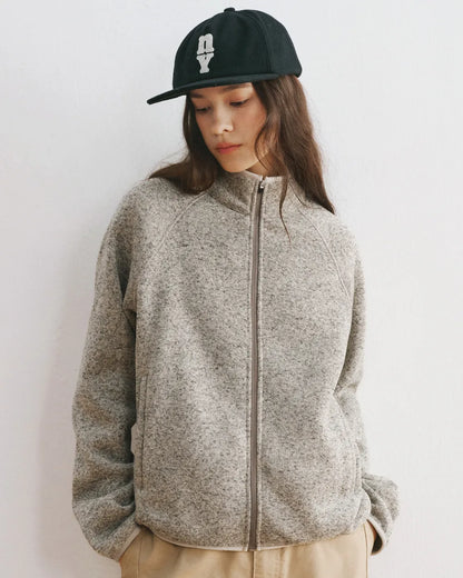 FLEECE STAND ZIP JACKET W1895