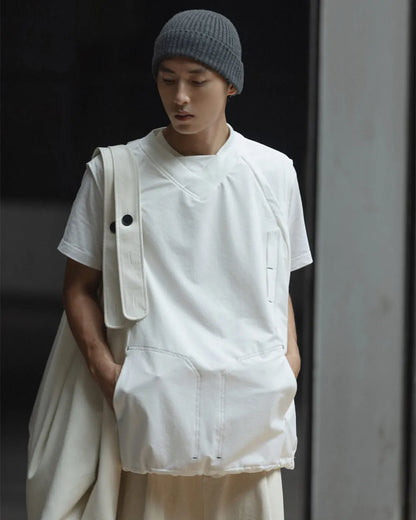 DETACHABLE SLEEVE 2WAY JACKET W1900