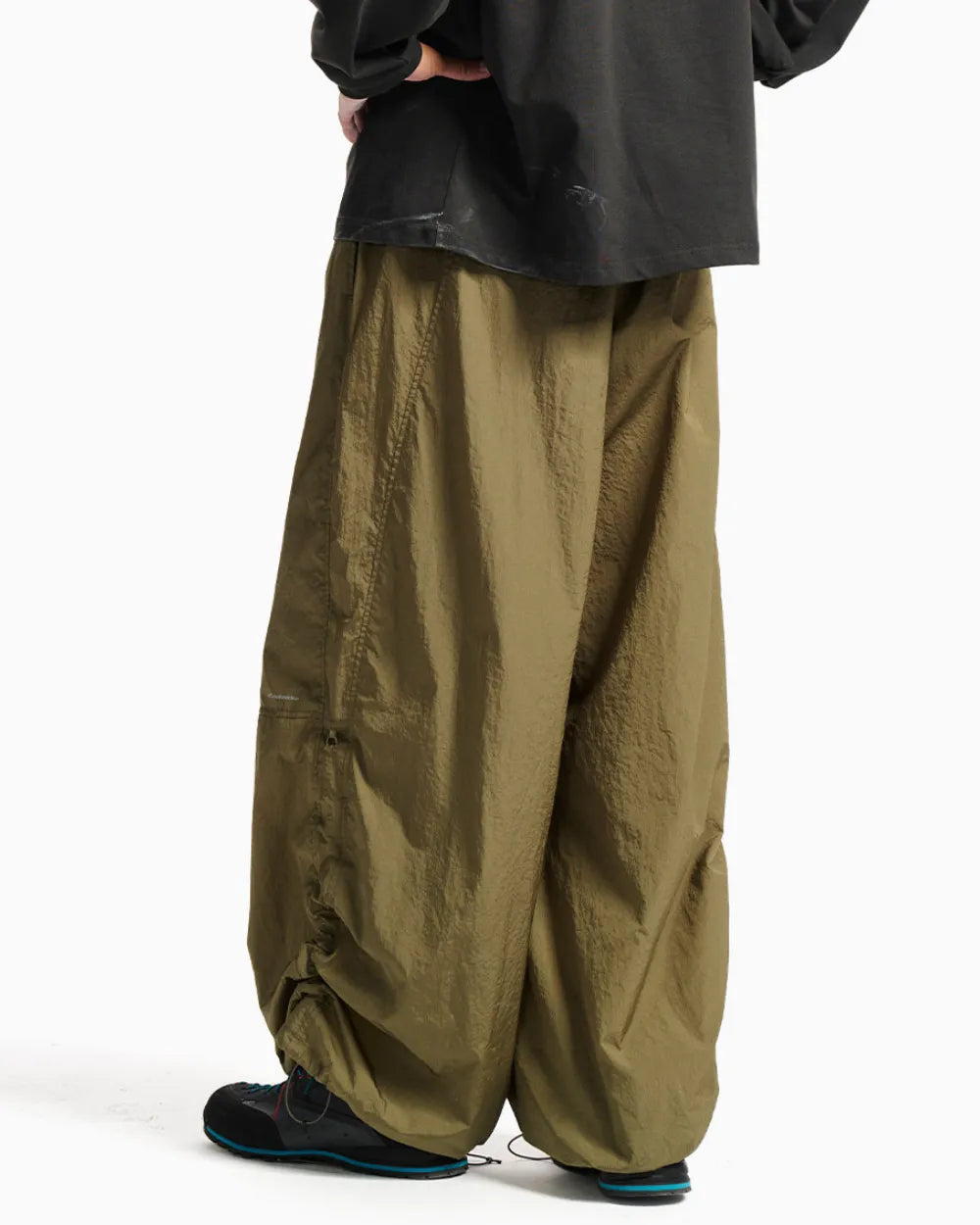 NYLON WIDE SNOW PANTS W1894