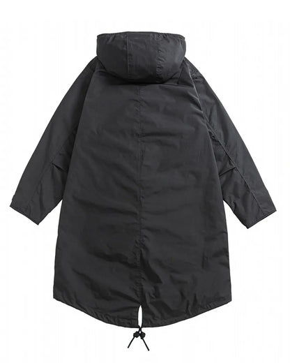 HOODED OVERSIZE PARKA COAT W1978
