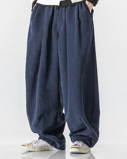 CORDUROY WIDE PANTS W1964