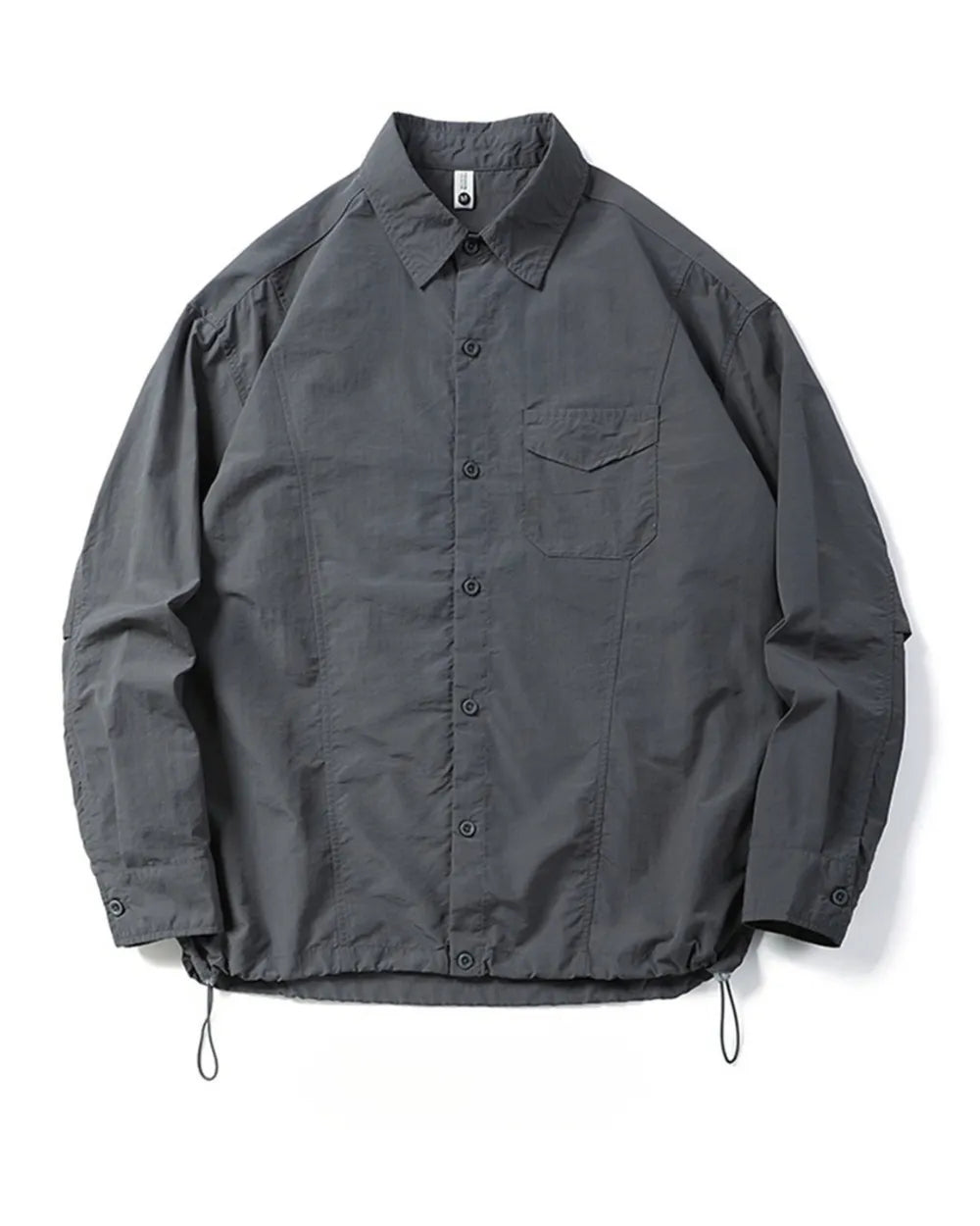DRAWSTRING NYLON SHIRT W1956