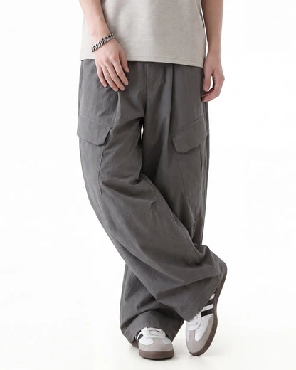 TUCK WIDE CARGO PANTS W1809