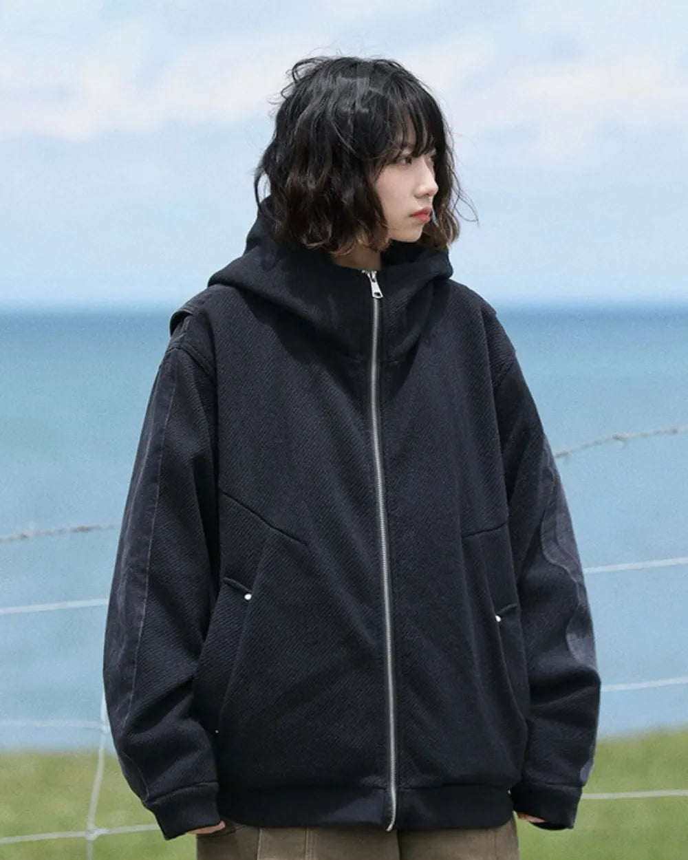 HEAVYWEIGHT FULL ZIP HOODIE W1931