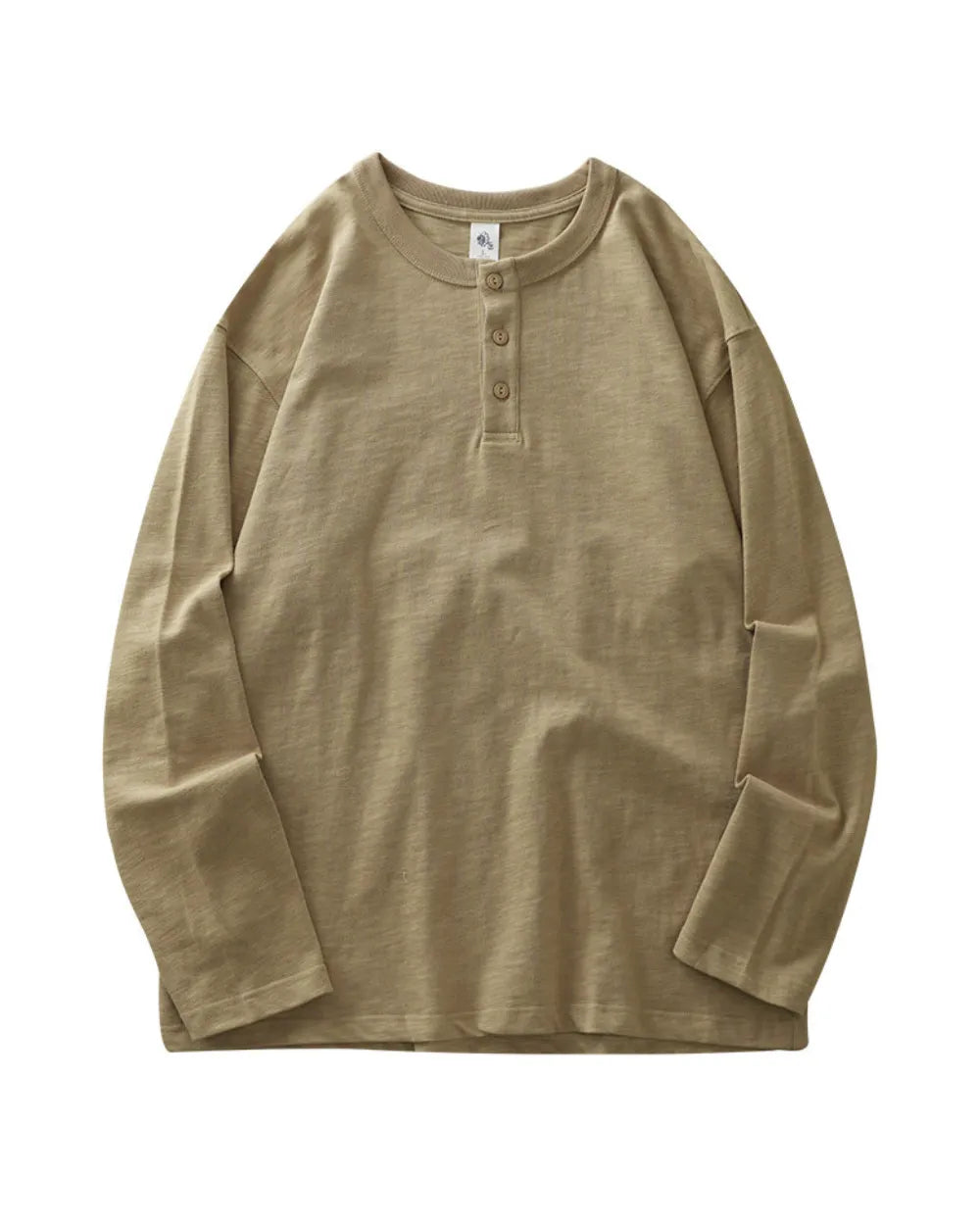 HENLEY NECK LONG SLEEVE TEE W1819