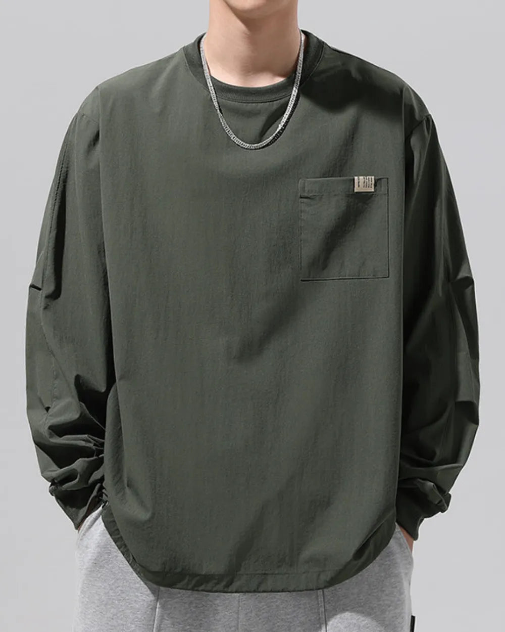 POCKET LONG SLEEVE TEE W1827
