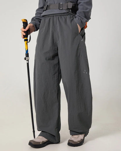 NYLON WIDE EASY PANTS W1904