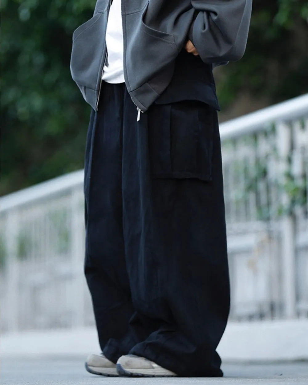 POCKET WIDE CARGO PANTS W1941